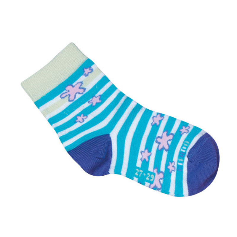 001UVW027 27-29 - ponožky Befado, MODRÁ, vzor 992