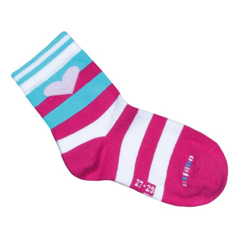 001UVW042 24-26 - ponožky Befado, RŮŽOVÁ, vzor 996