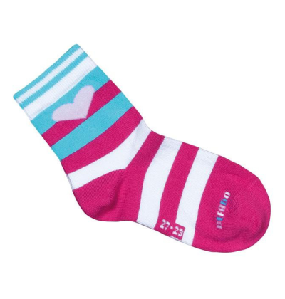 001UVW042 24-26 - ponožky Befado, RŮŽOVÁ, vzor 996