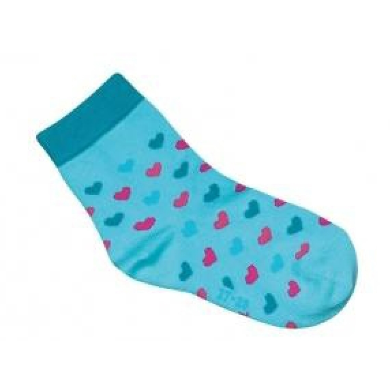 001UVW045 24-26 - ponožky Befado, MODRÁ, vzor 994