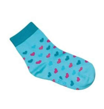 001UVW045 24-26 - ponožky Befado, MODRÁ, vzor 994