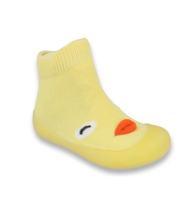 002P004 18 - botičky pro miminka žluté, kačenka