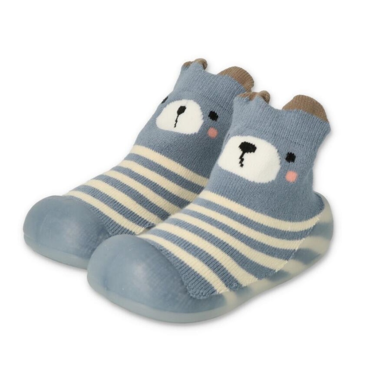 002P018 18 - Befado botičky pro miminka modré