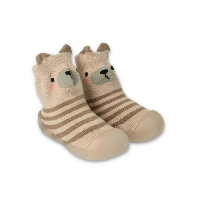 002P020 18 - Befado botičky pro miminka hnědé