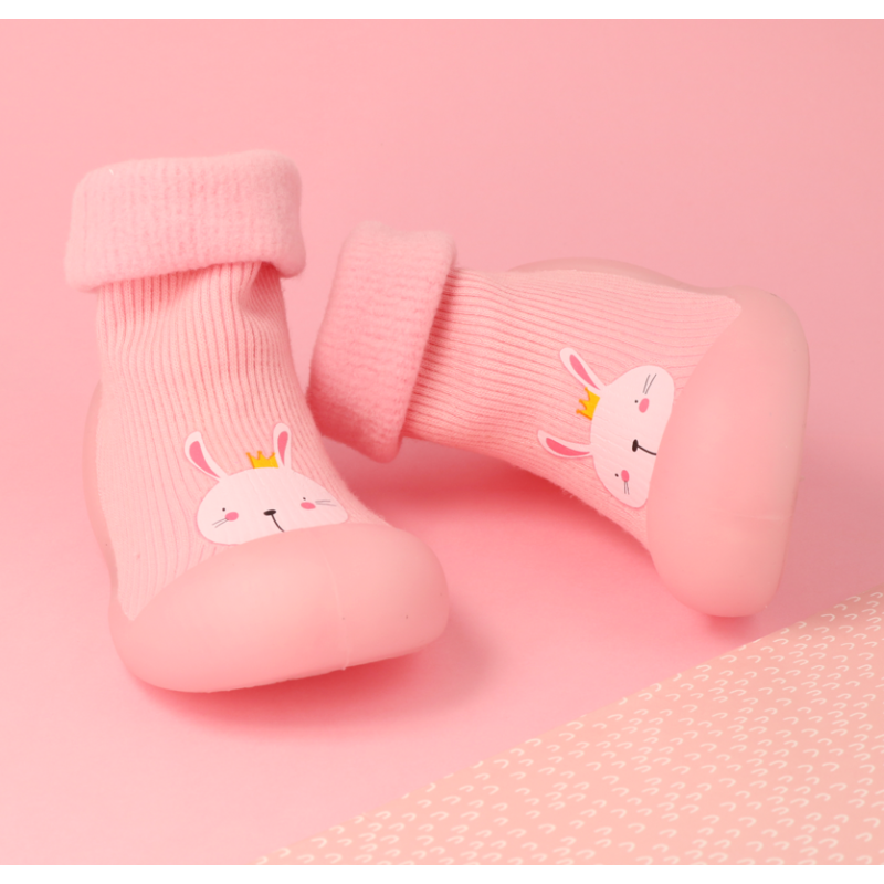 002P022 - Befado botičky pro miminka růžové