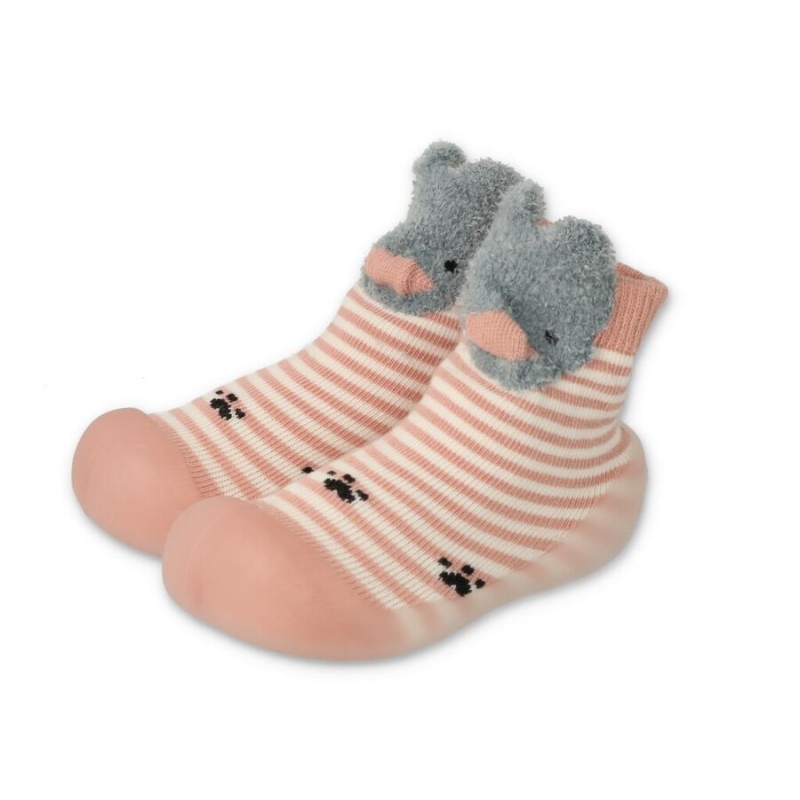 002P027 18 - Befado botičky pro miminka s proužky