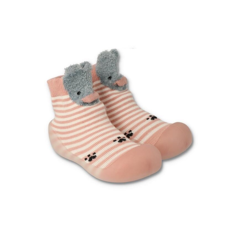 002P027 18 - Befado botičky pro miminka s proužky