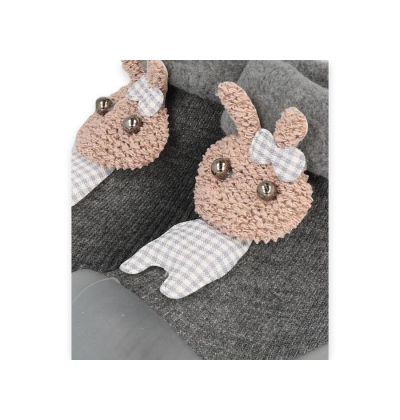 002P031 18 - Befado botičky pro miminka šedé