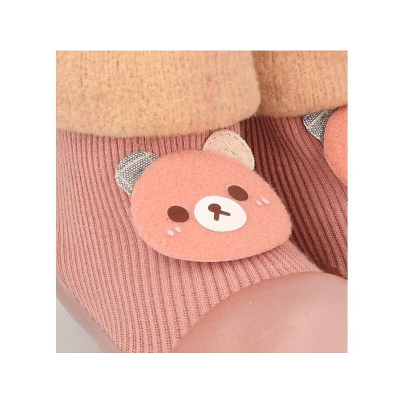 002P034 18  Befado botičky pro miminka růžové,méďa