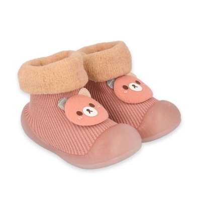 002P034 18  Befado botičky pro miminka růžové,méďa