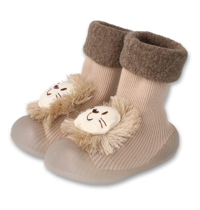 002P048 - Befado botičky pro miminka béžové, lev