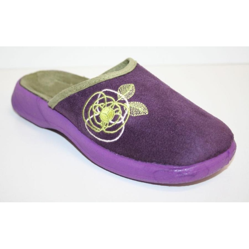 019D103 36 - OLIVIA ZŠ - fialová, lupínky s kruhy