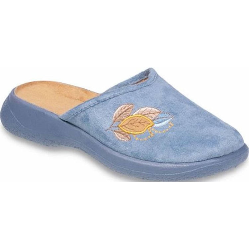 019D119 36 - OLIVIA ZŠ -  modrá, lístečky