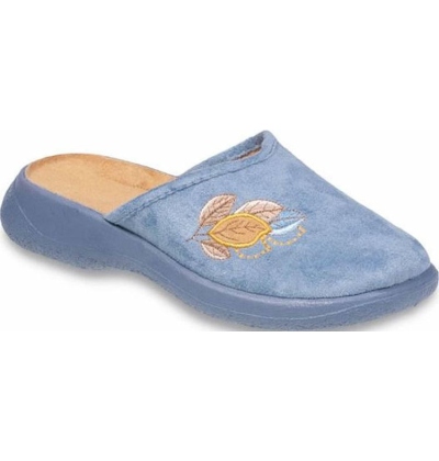 019D119 36 - OLIVIA ZŠ -  modrá, lístečky