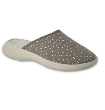 019D128 36  dámské pantofle Befado OLIVIA ZŠ, šedé