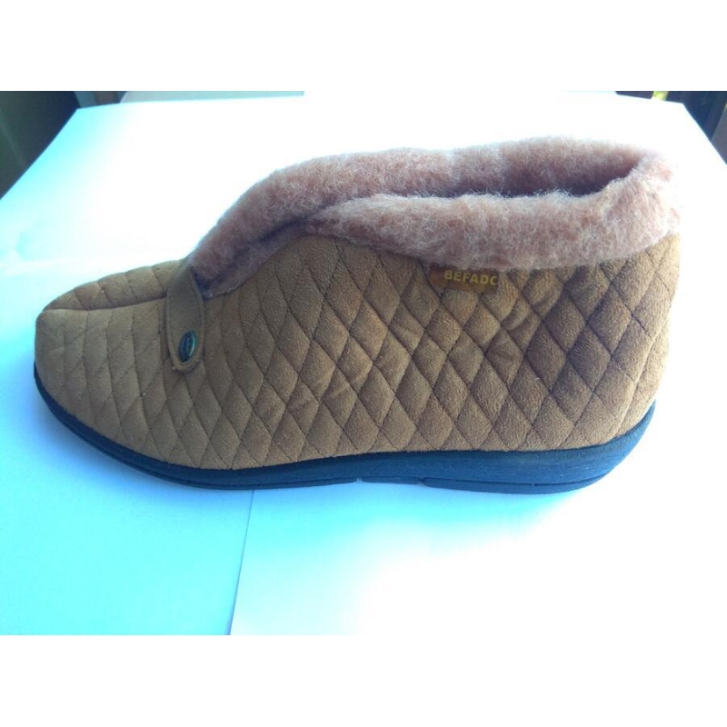 031A008 38 - Befado dám.bačkory vyšší zimní béžové