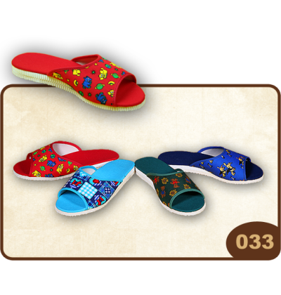 033 OŠ - dětské pantofle, 18 (EUR 27) DÍVČÍ