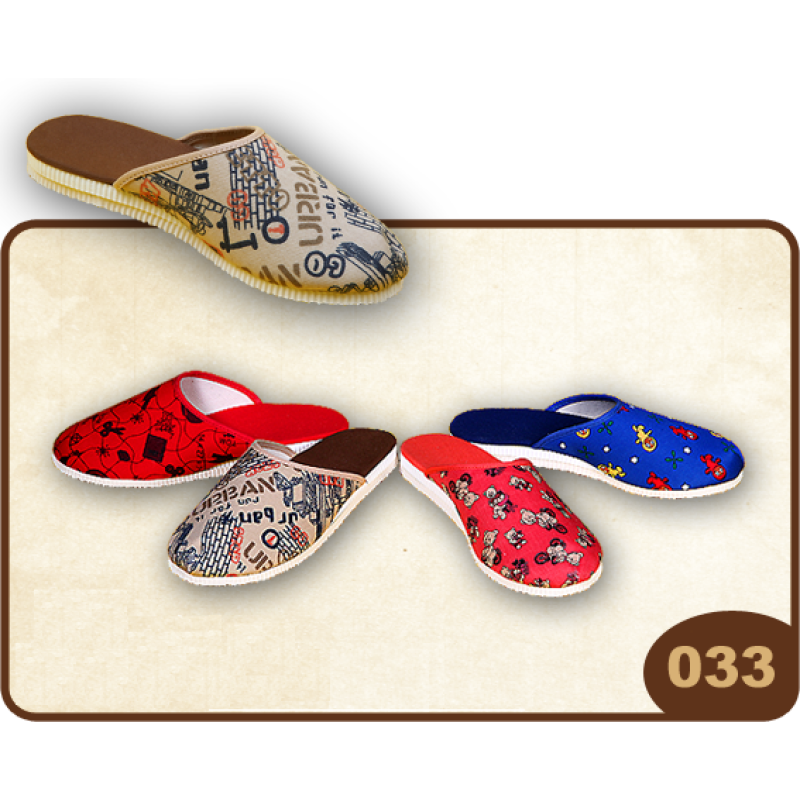 033 ZŠ - dětské pantofle, 18 (EUR 27) DÍVČÍ