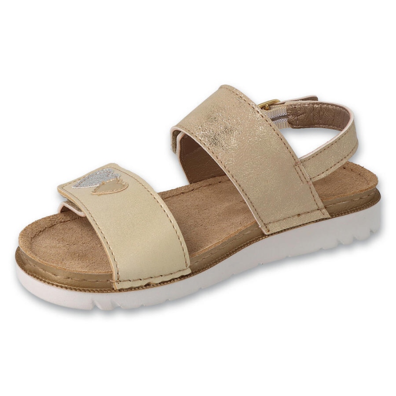 062Y002 Befado dívčí sandálky CUTE srdíčka