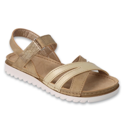 062Y005 Befado dívčí sandálky CUTE béžové