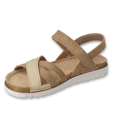 062Y005 Befado dívčí sandálky CUTE béžové