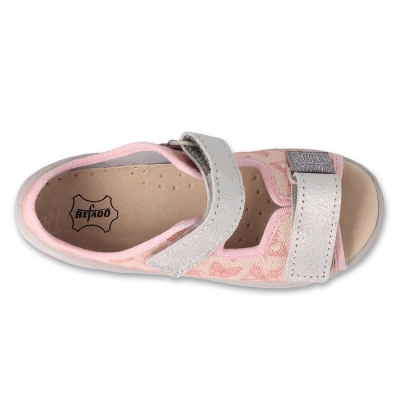 063X014 27 - SUNNY dívčí sandálky Befado, motýlci