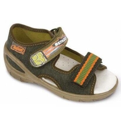 065P021 25 - SUNNY chlapecké sandálky Befado khaki