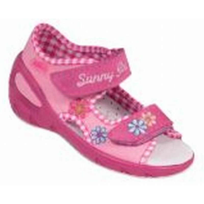 065P034 23 - SUNNY dívčí sandálky Befado růžové