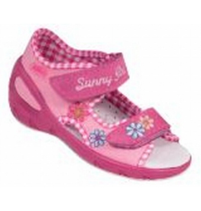 065P034 23 - SUNNY dívčí sandálky Befado růžové