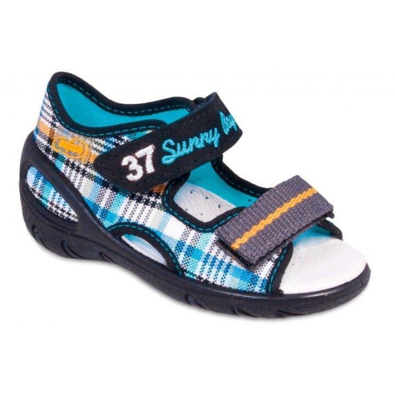 065P040 20 - SUNNY chlapecké sandálky Befado, káro