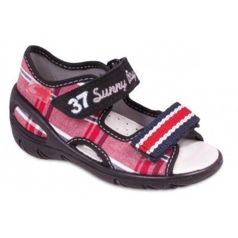 065P041 20 - SUNNY chlapecké sandálky Befado, káro
