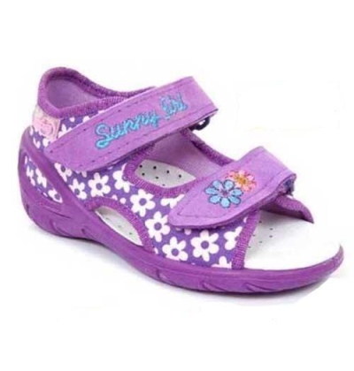065P045 20 - SUNNY dívčí sandálky Befado fialové