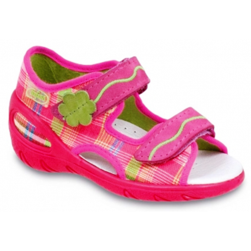 065P065 23 - SUNNY dívčí sandálky Befado neonové