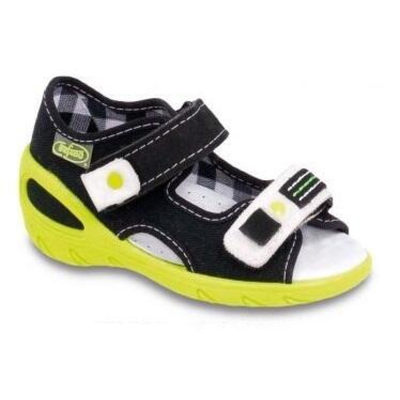 065P067 20 - SUNNY chlapecké sandálky Befado černé