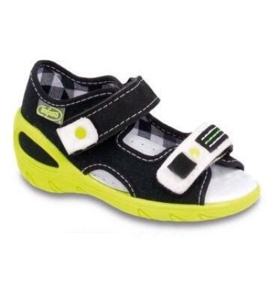 065P067 20 - SUNNY chlapecké sandálky Befado černé
