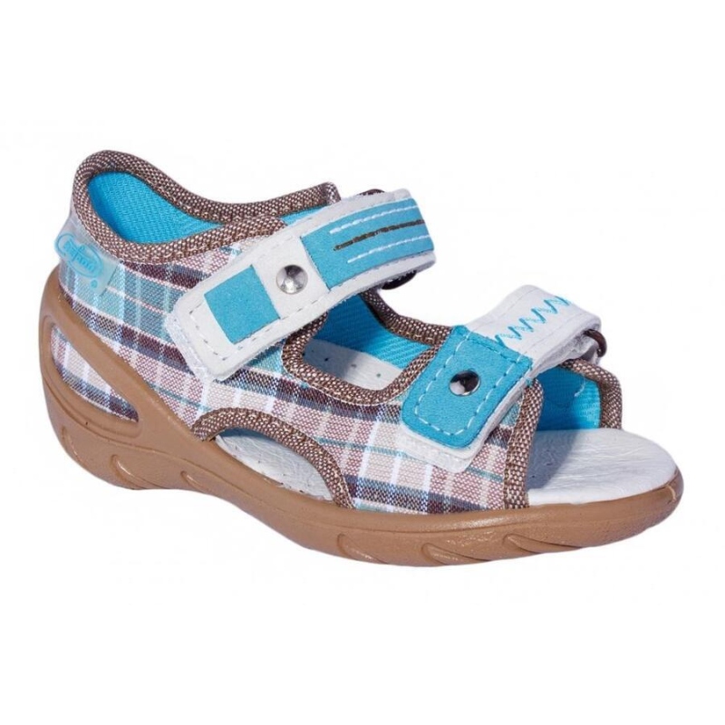 065P070 20 - SUNNY chlapecké sandálky Befado káro