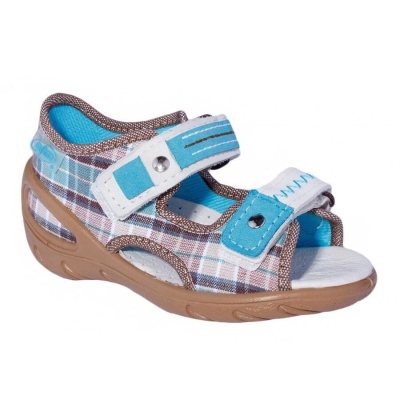 065P070 20 - SUNNY chlapecké sandálky Befado káro