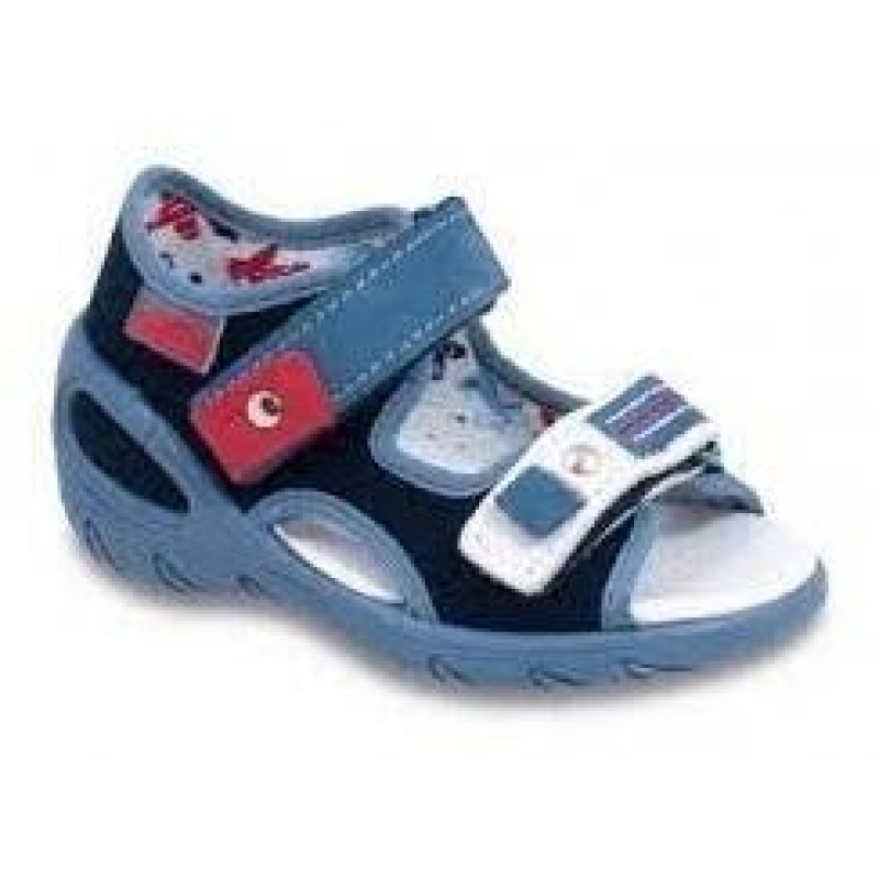 065P073 20 - SUNNY chlapecké sandálky Befado modré