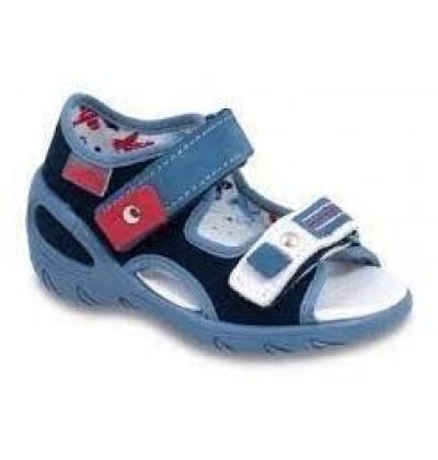 065P073 20 - SUNNY chlapecké sandálky Befado modré