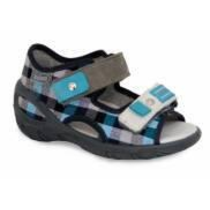 065P086 20 - SUNNY chlapecké sandálky Befado, káro