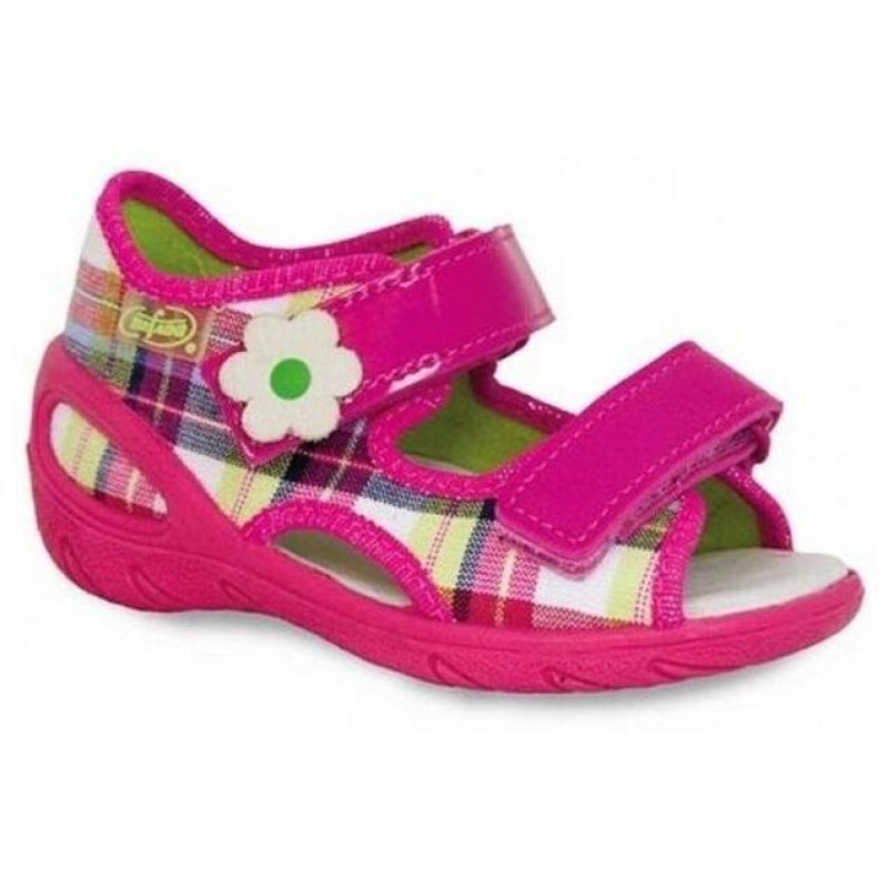 065P088 20 - SUNNY dívčí sandálky Befado káro