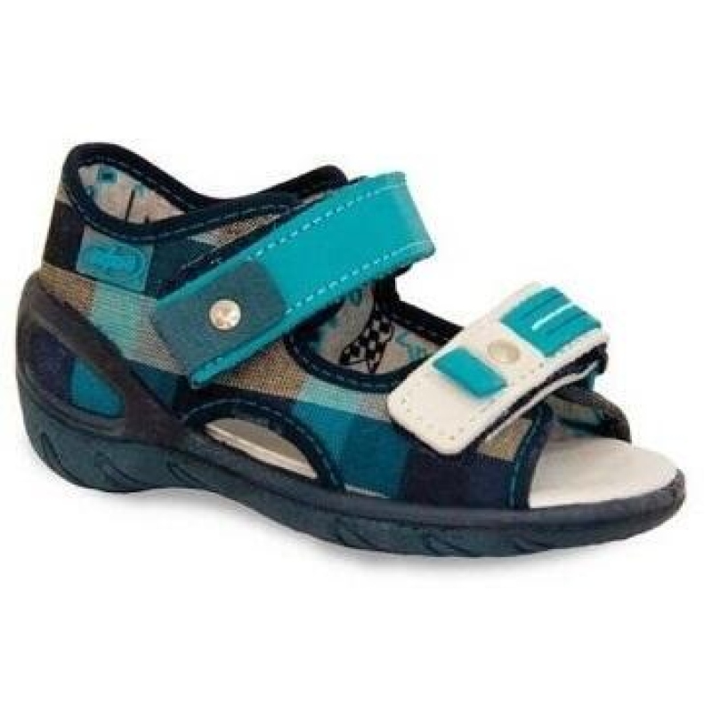 065P090 20 - SUNNY chlapecké sandálky Befado káro