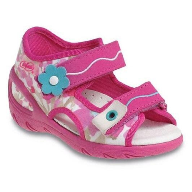 065P093 23 - SUNNY dívčí sandálky Befado růžové