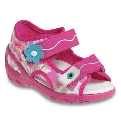 065P093 23 - SUNNY dívčí sandálky Befado růžové