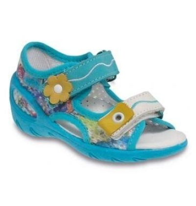065P094 20 - SUNNY dívčí sandálky Befado tyrkys