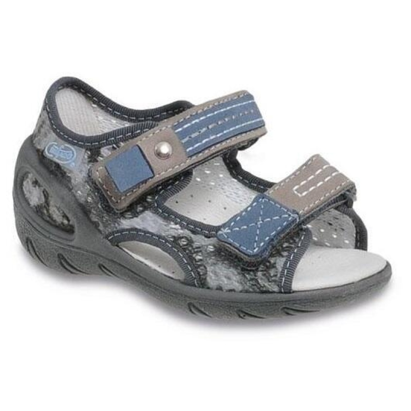 065P097 21 - SUNNY chlapecké sandálky Befado šedé