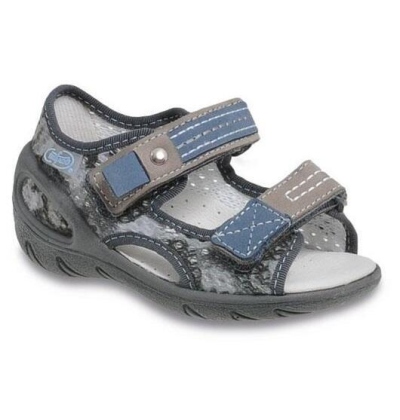 065P097 21 - SUNNY chlapecké sandálky Befado šedé