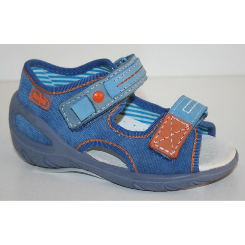 065P107 22 - SUNNY chlapecké sandálky Befado modré