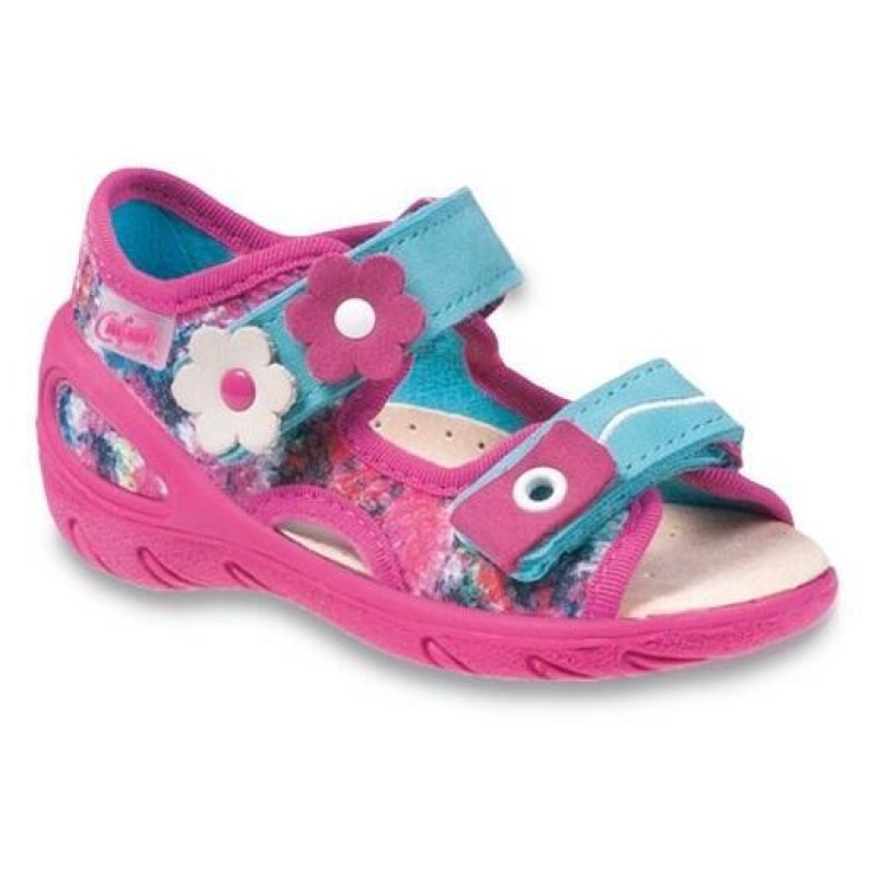 065P109 23 - SUNNY dívčí sandálky Befado růžové