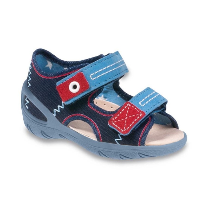 065P112 20 - SUNNY chl.sandálky, modrá